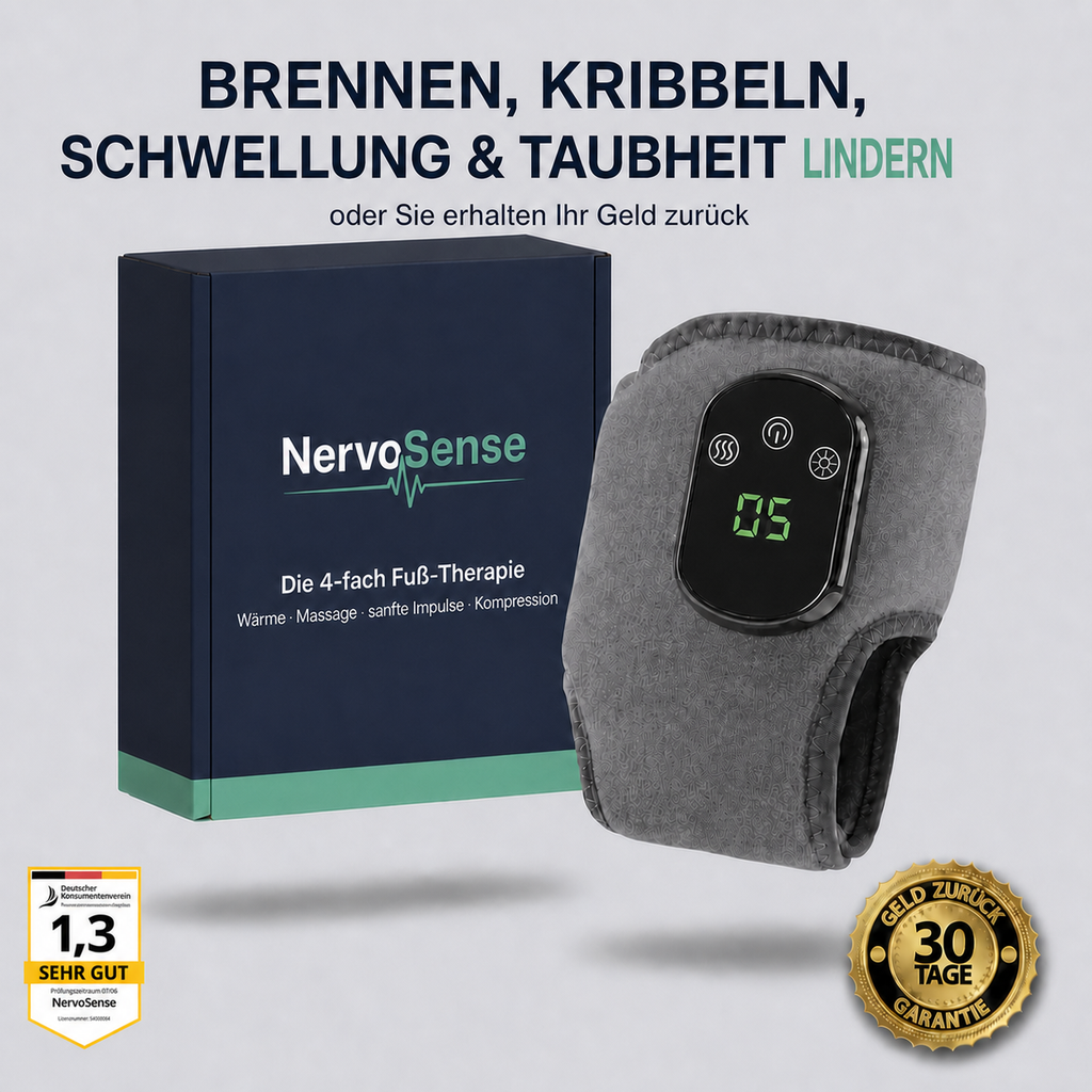NervoSense – Brennen, Kribbeln & Taubheit in den Füßen natürlich lindern