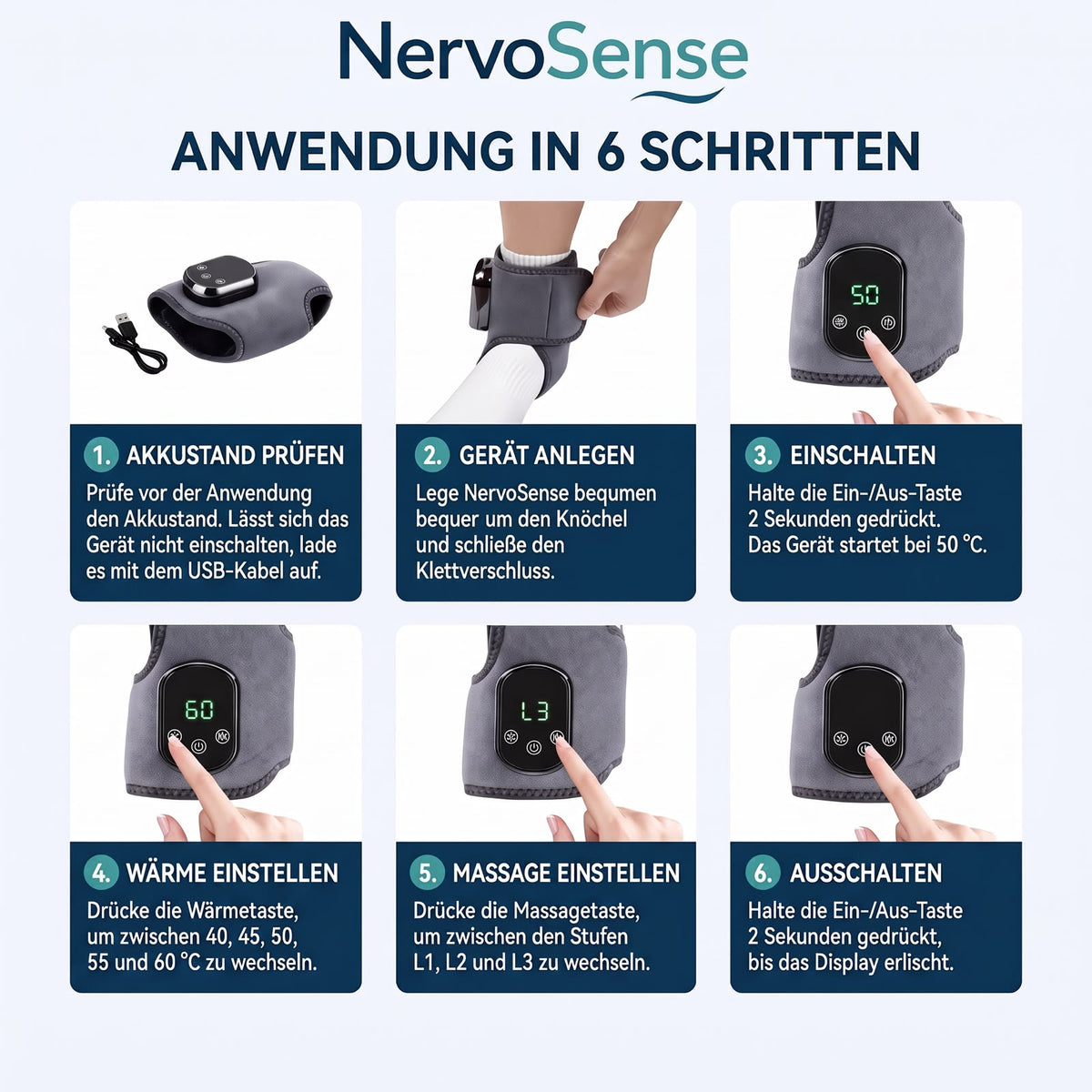 NervoSense – Brennen, Kribbeln & Taubheit in den Füßen natürlich lindern